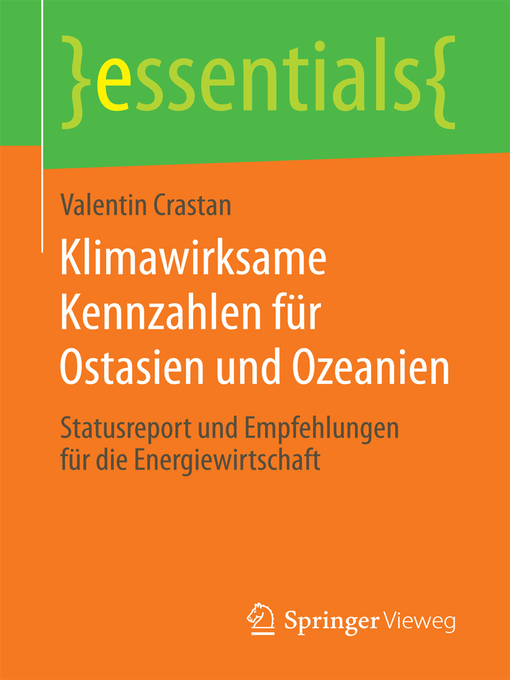 Title details for Klimawirksame Kennzahlen für Ostasien und Ozeanien by Valentin Crastan - Available